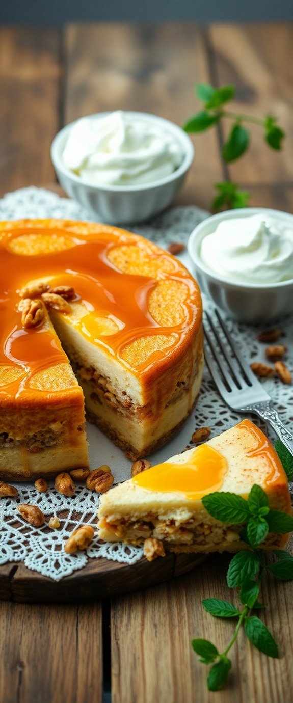 baklava inspired cheesecake dessert