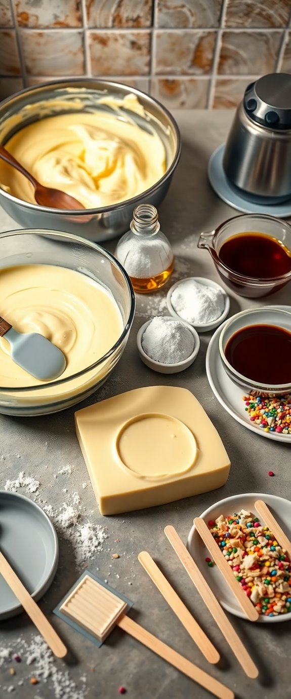 cheesecake dessert on stick