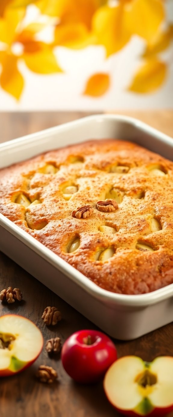 delicious homemade apple cake
