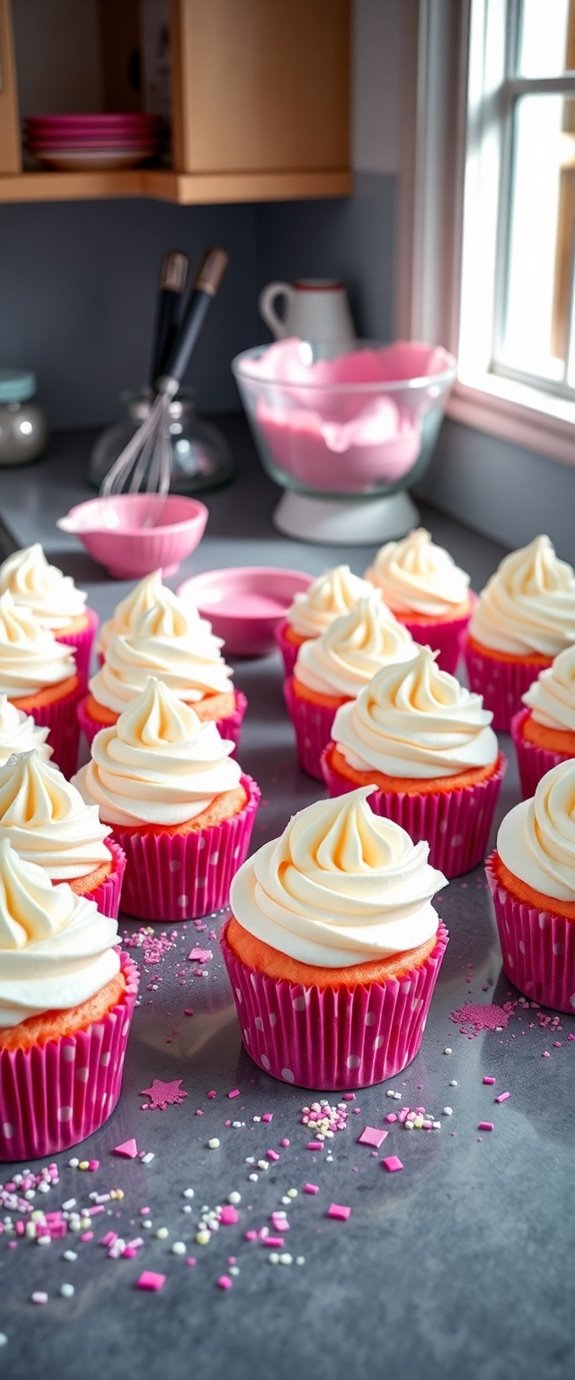 delicious pink cupcake recipe