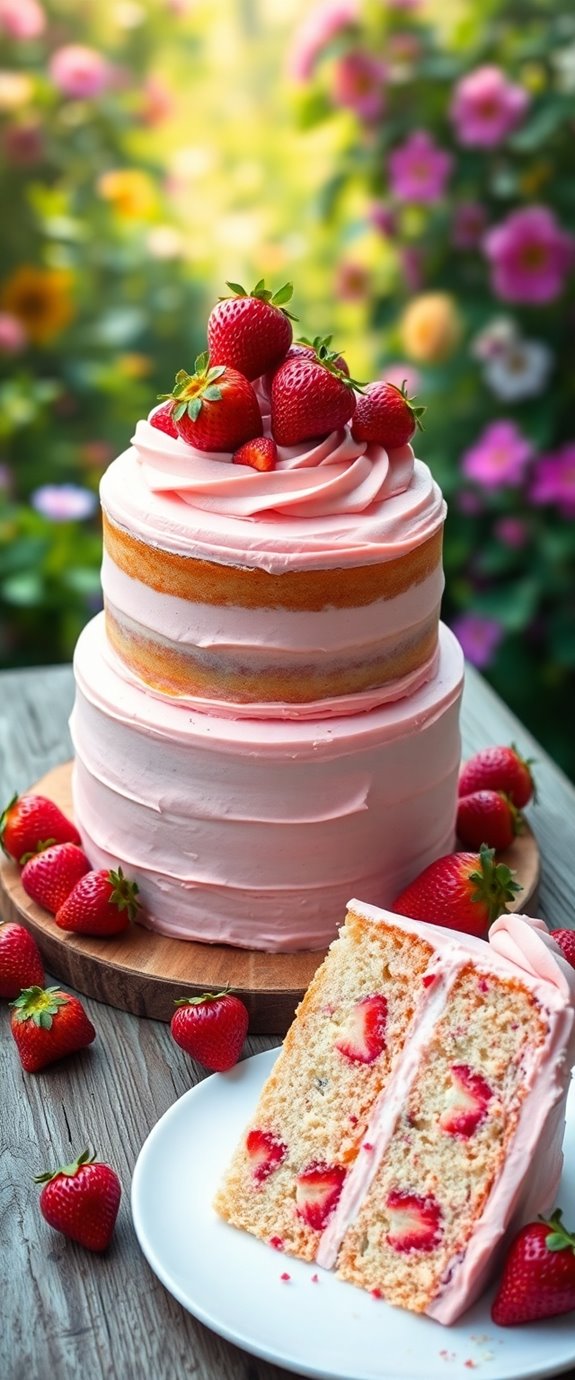 delicious strawberry cake recipe