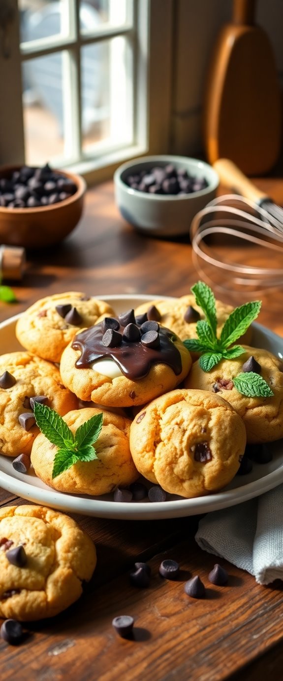 keto chocolate cheesecake cookies