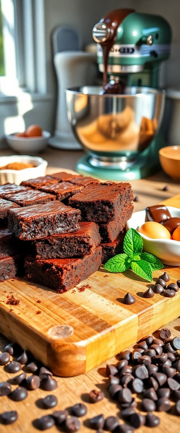 kitchenaid brownie baking instructions