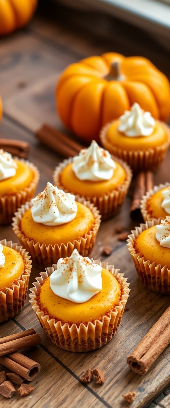 pumpkin cheesecake dessert treats