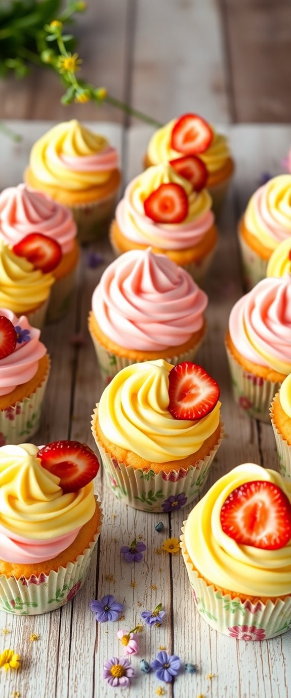 spring inspired cupcake recipe