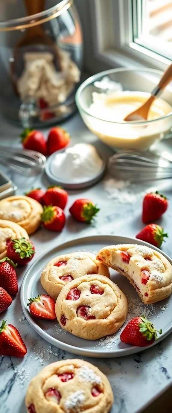 strawberry cheesecake cookie recipe