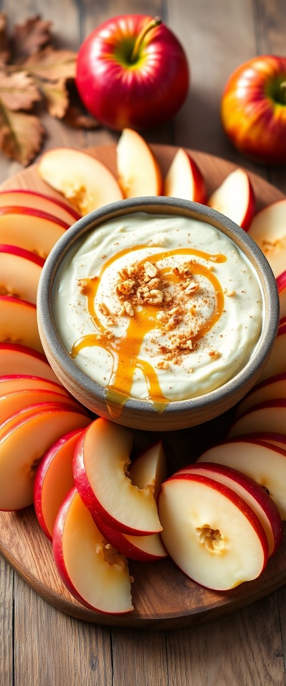 vegan caramel apple dip