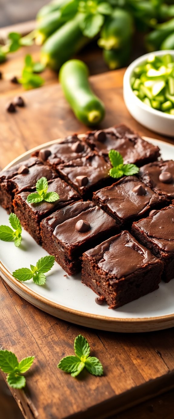 zucchini chocolate dessert bars