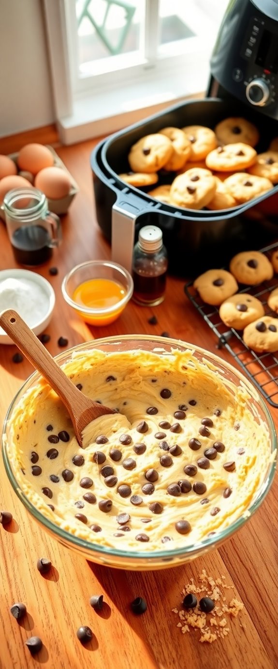 air fryer chocolate cookies