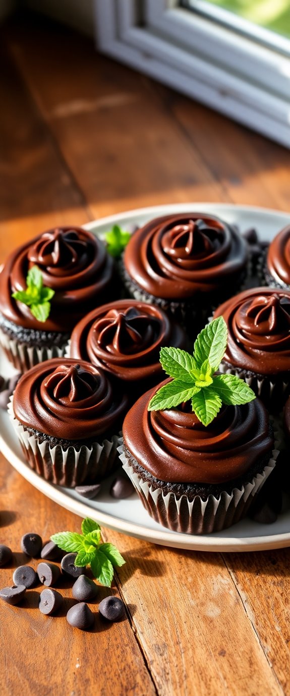 almond flour chocolate cupcakes