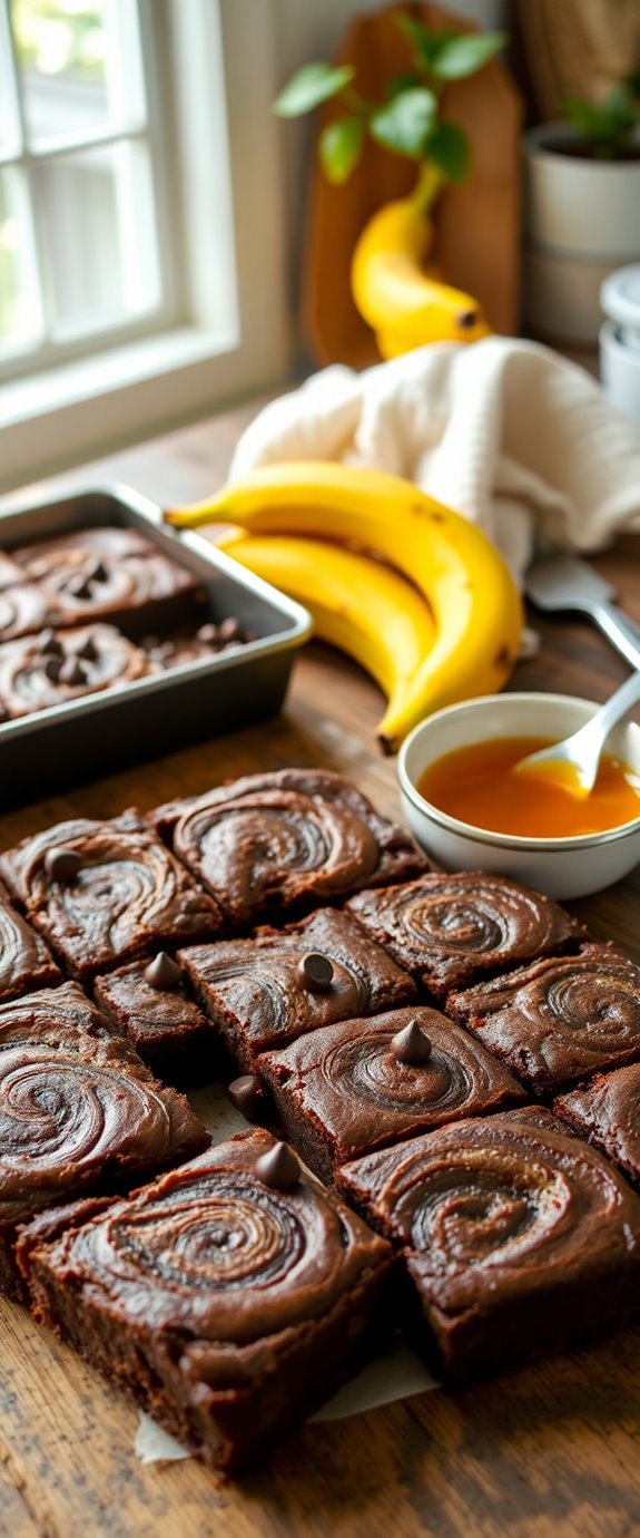 banana bread brownies recipe