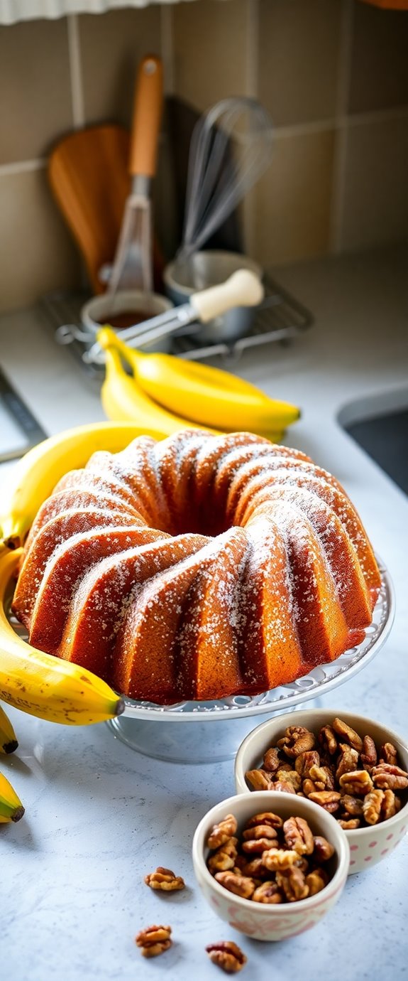 banana bundt cake instructions