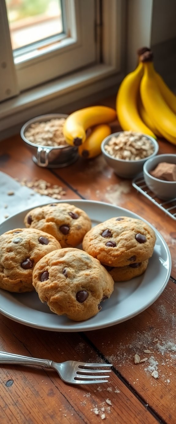 banana cookie baking instructions