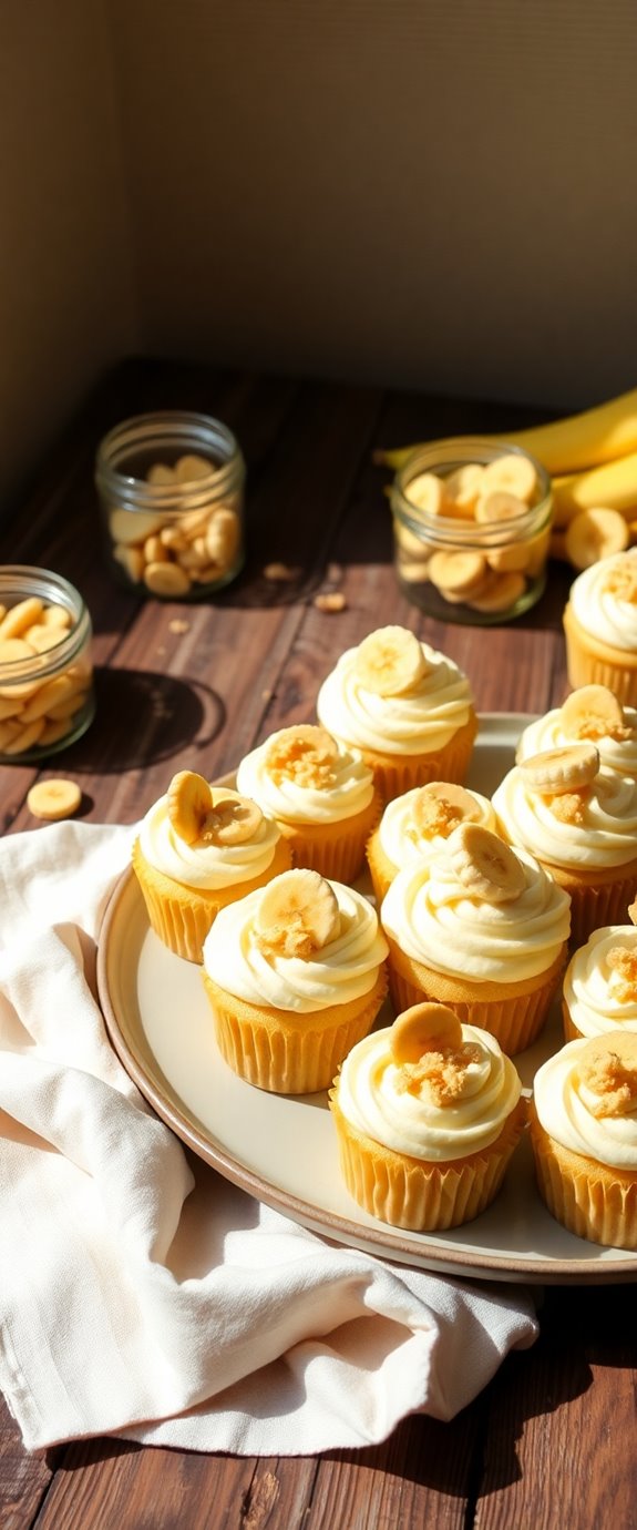 banana pudding flavored cupcakes
