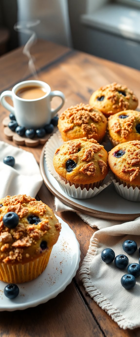 blueberry coffee cake muffins