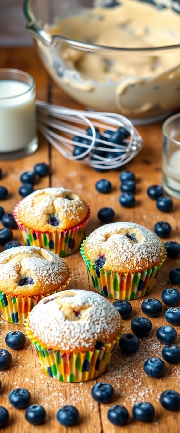 blueberry muffin flavored cupcakes