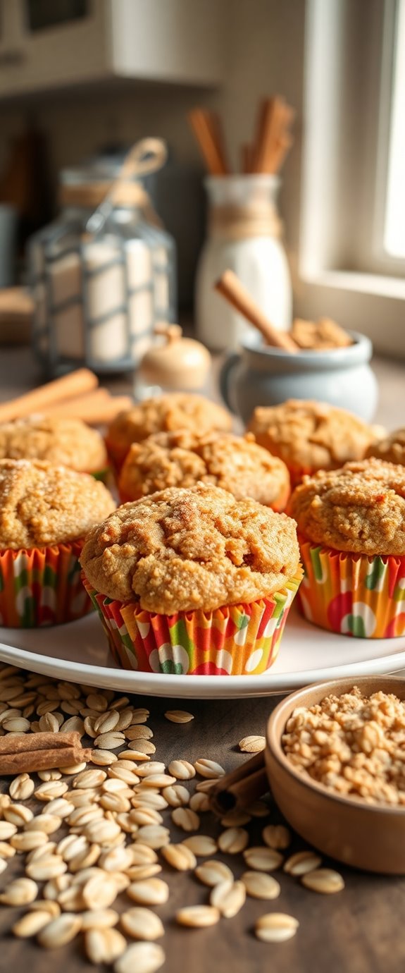 brown sugar oatmeal cupcakes