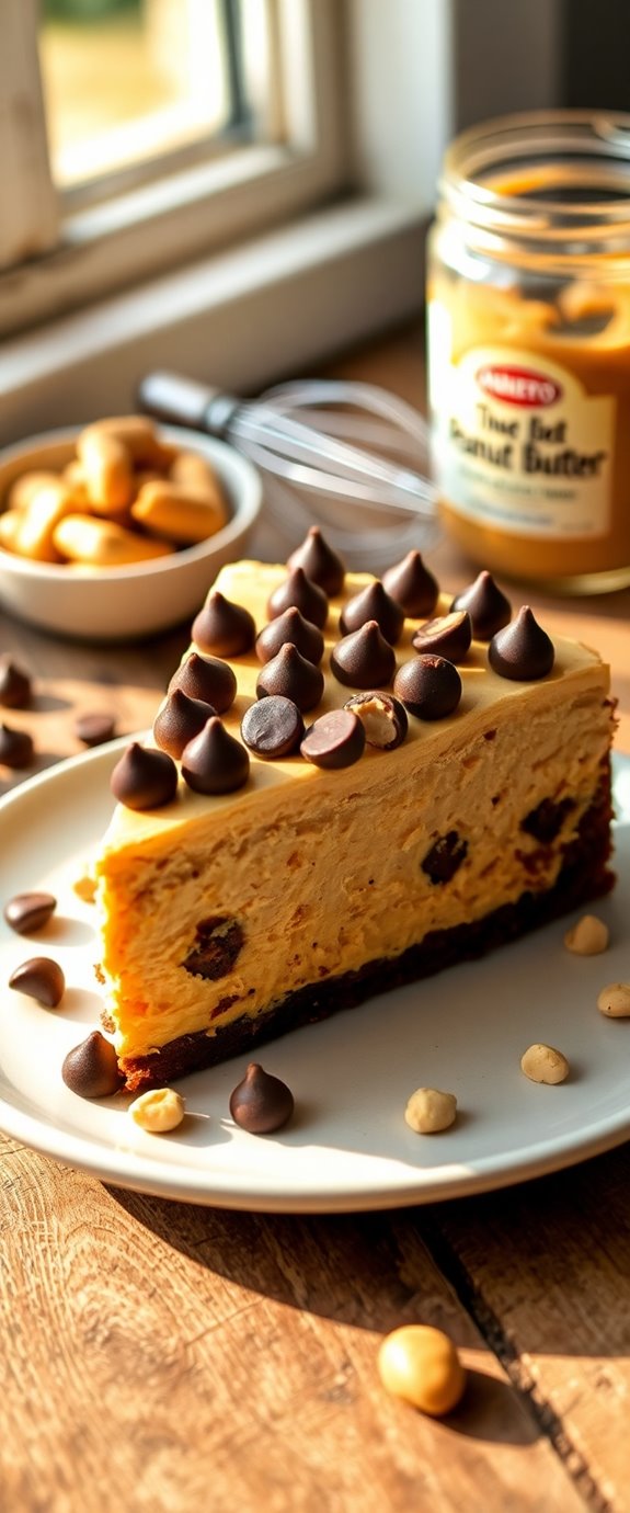 brownie peanut butter cheesecake