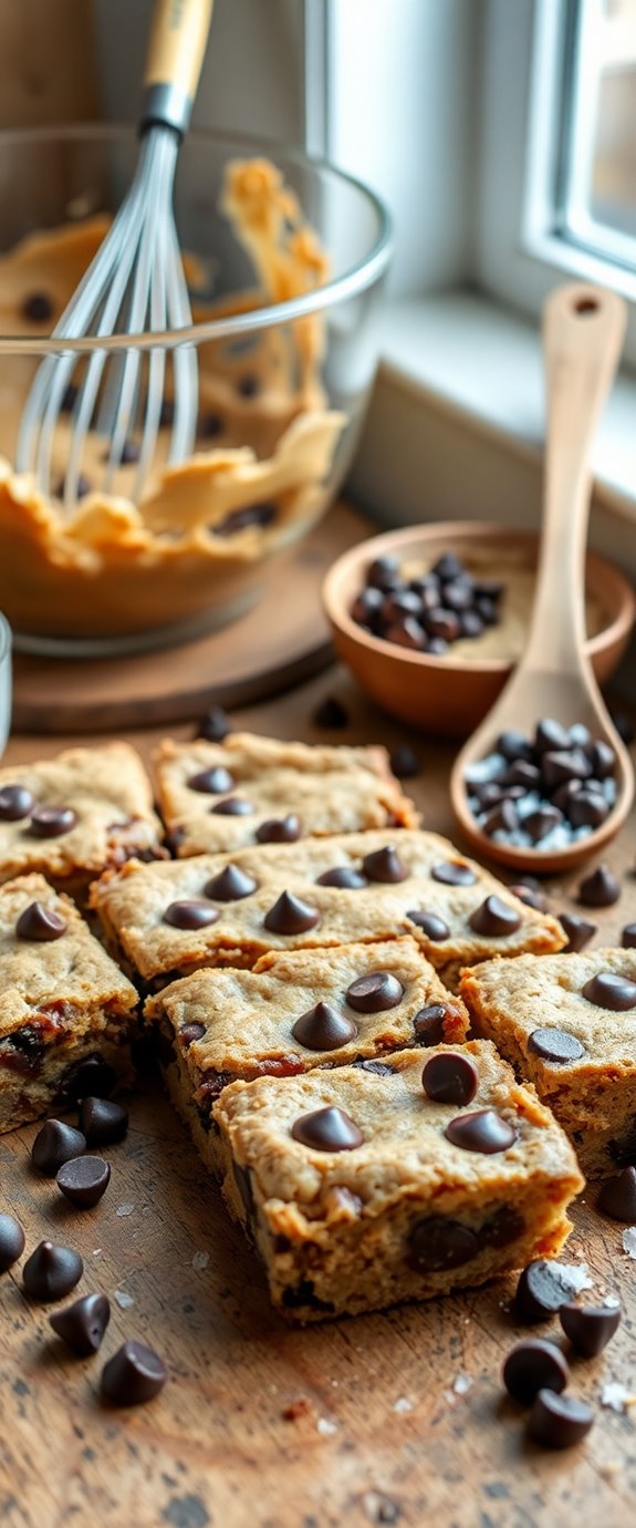 chocolate chip cookie bars