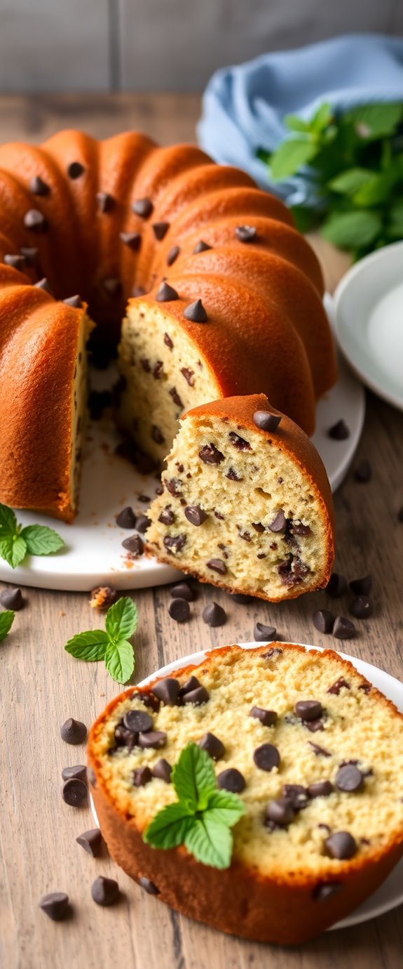 chocolate chip pound cake