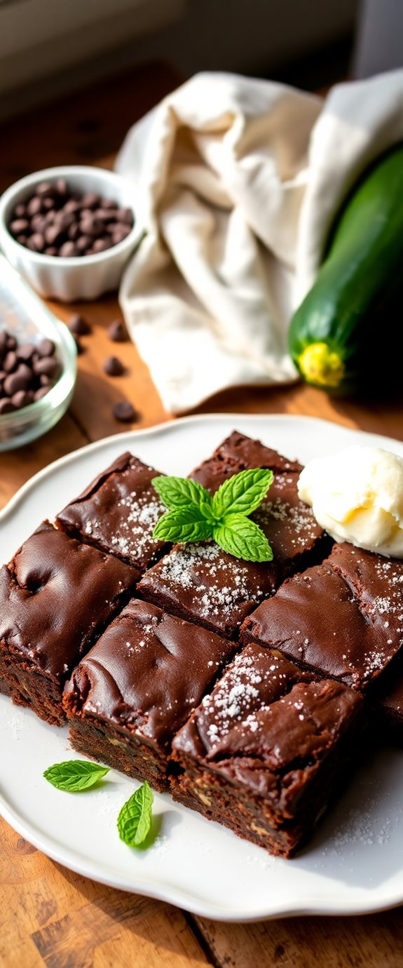 chocolate zucchini brownies recipe