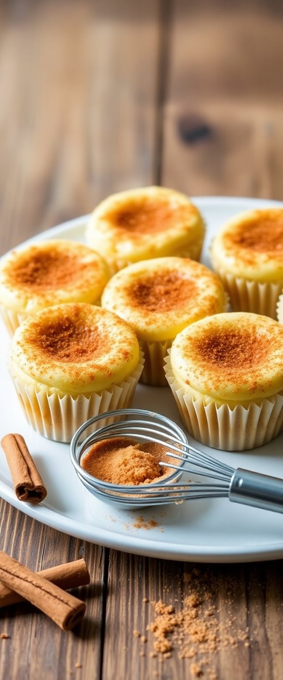 churro inspired cheesecake dessert