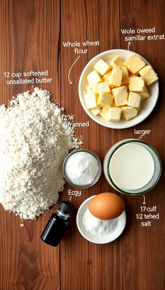 cooking instructions and ingredients