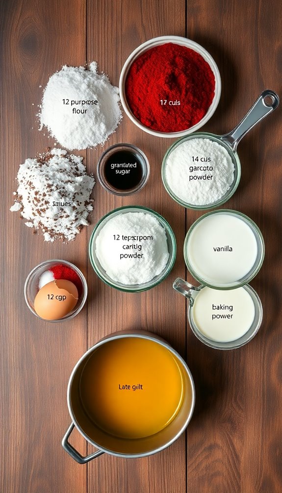 cooking instructions and ingredients