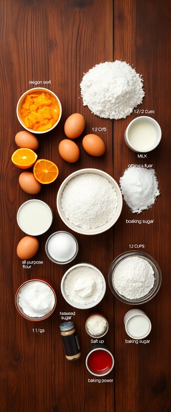 cooking instructions and ingredients