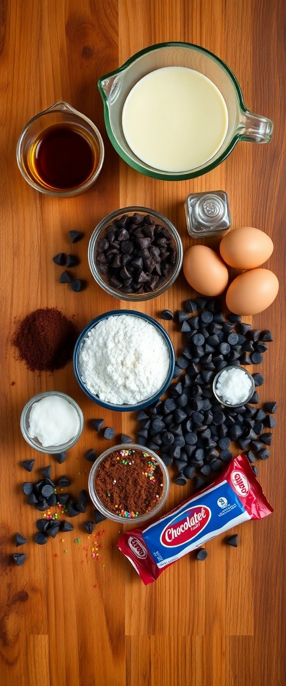 cooking instructions and ingredients