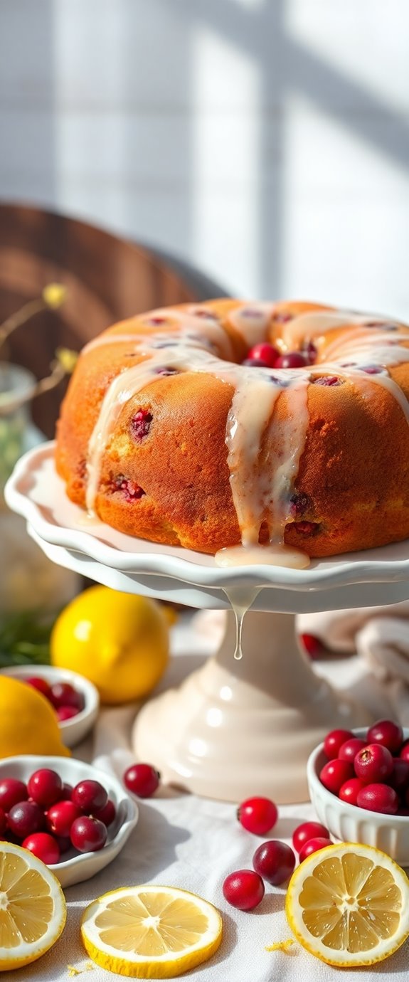cranberry lemon cake recipe