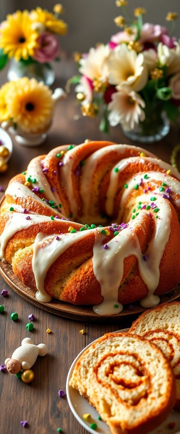 cream cheese king cake