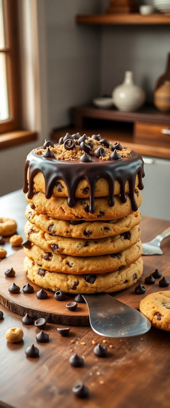 delicious chocolate chip layers
