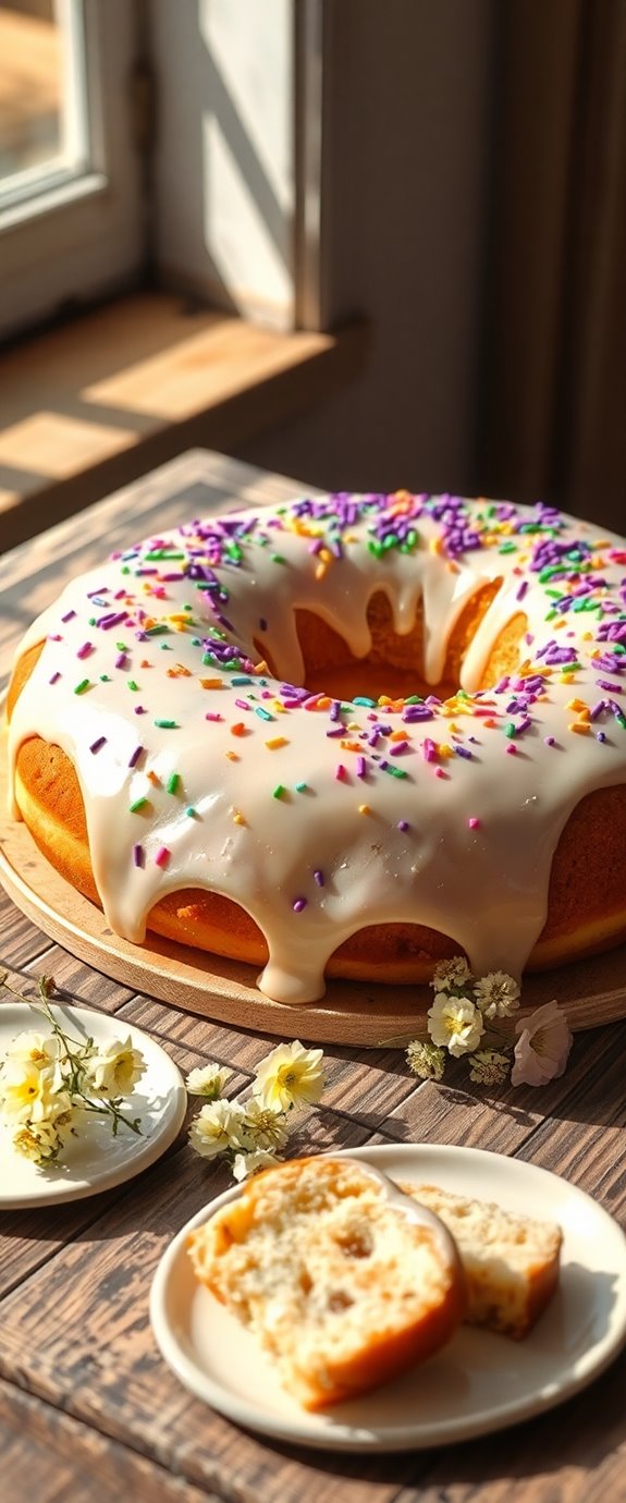 delicious donut cake recipe