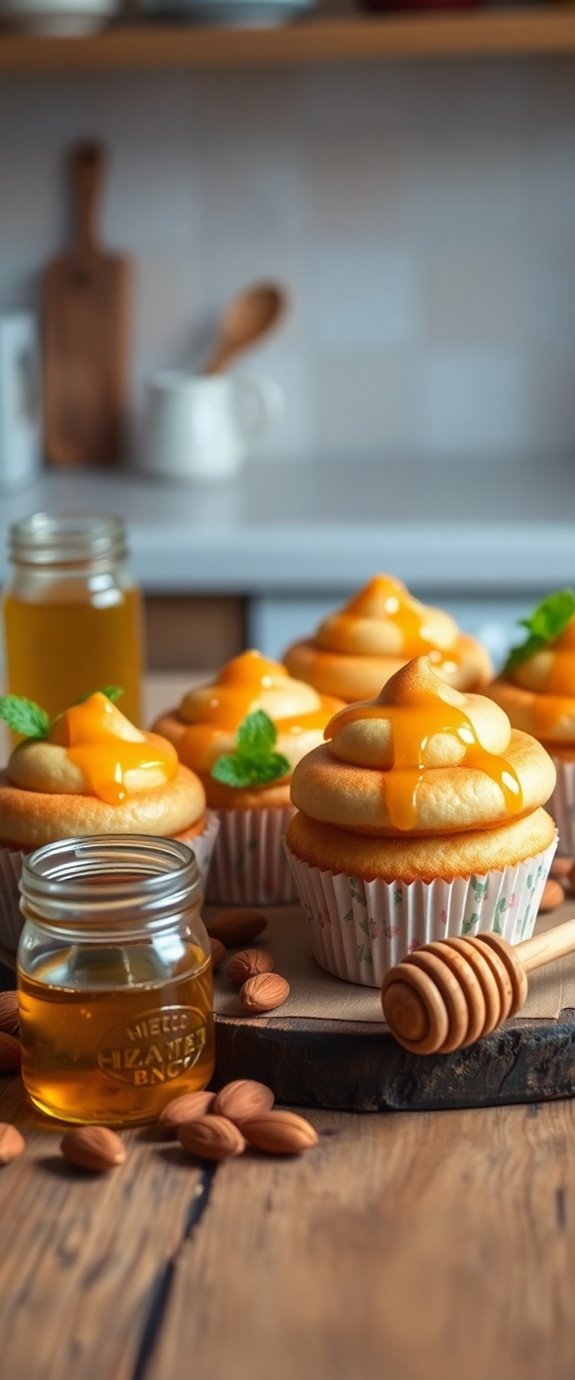 delicious honey flavored cupcakes recipe