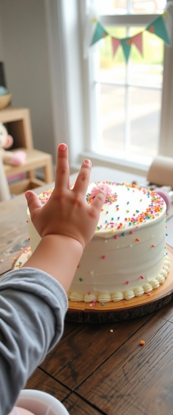 delicious kids smash cake