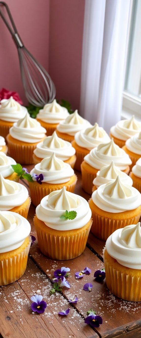 delicious meringue buttercream cupcakes