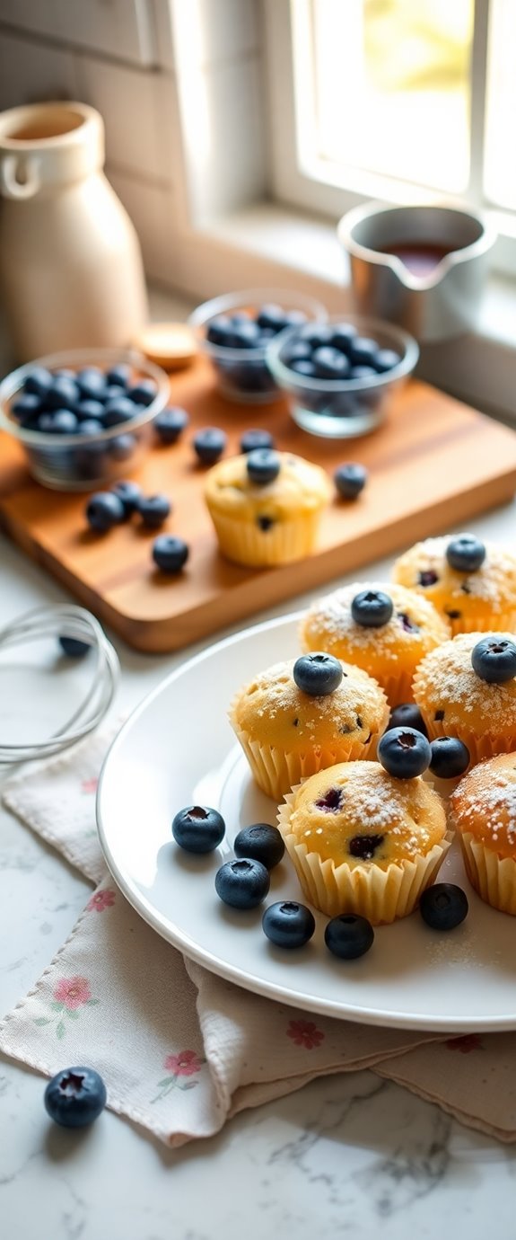 delicious mini blueberry treats