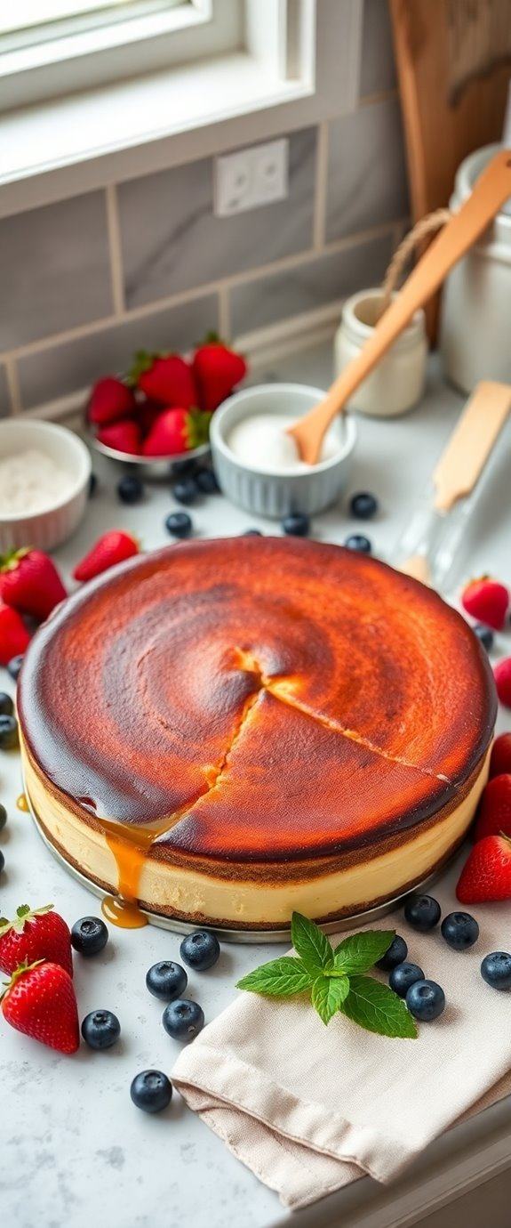 delicious san sebastian cheesecake
