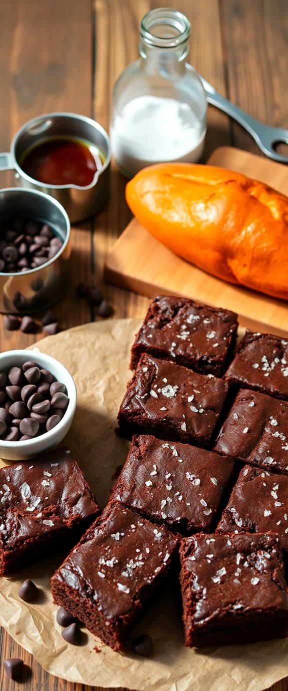 delicious sweet potato brownies