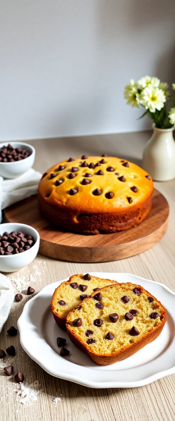 delicious vanilla chocolate chip