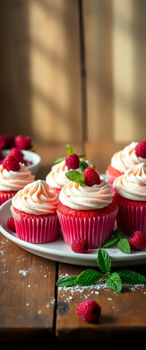 delicious vegan raspberry cupcakes