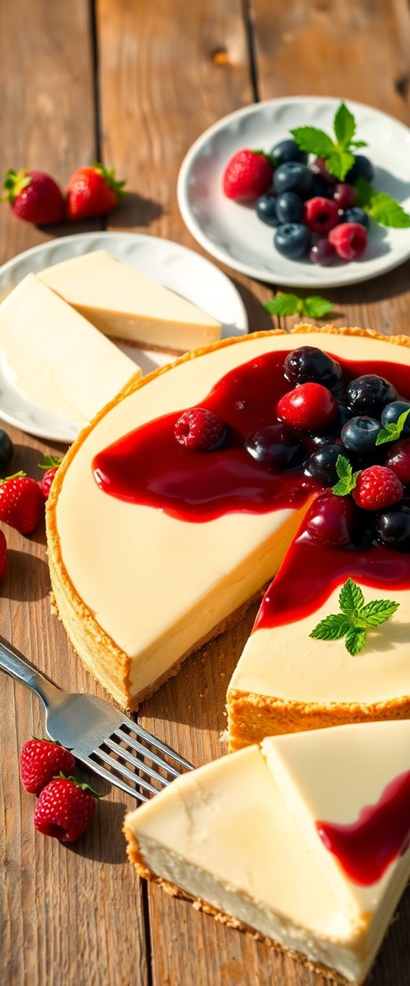 delicious vegetarian cheesecake recipe
