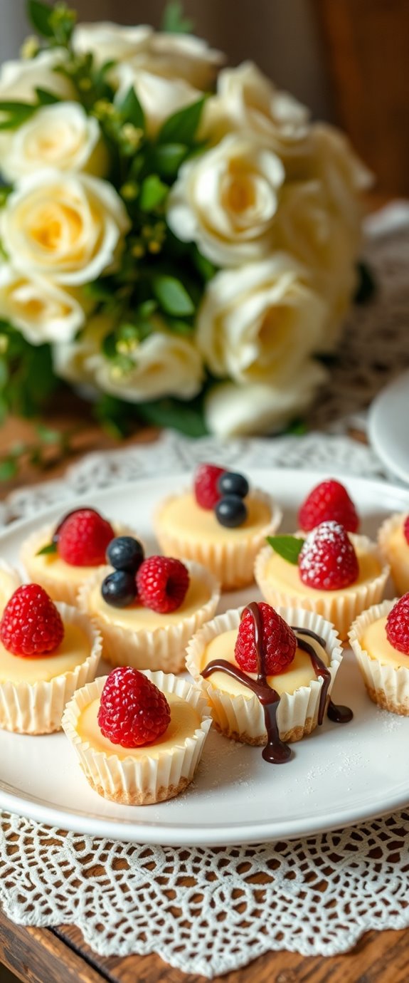 delicious wedding cheesecake bites