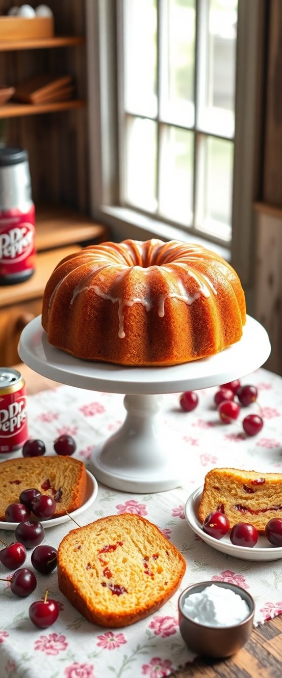 dr pepper flavored cake