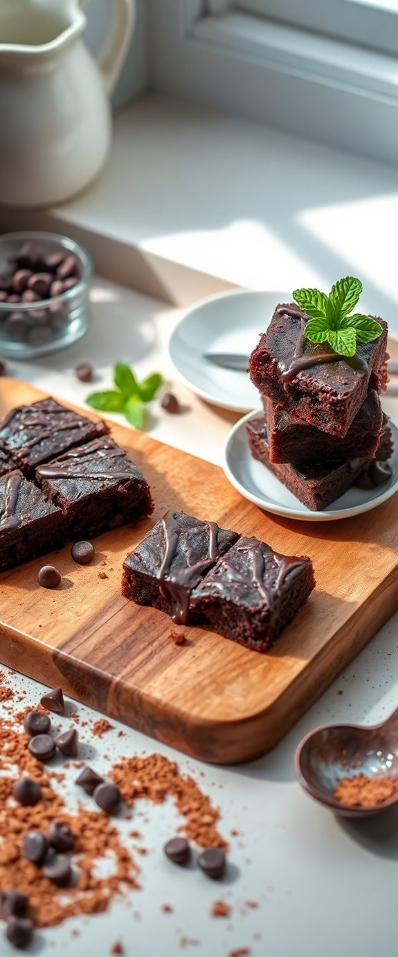 eggless fudge brownies recipe
