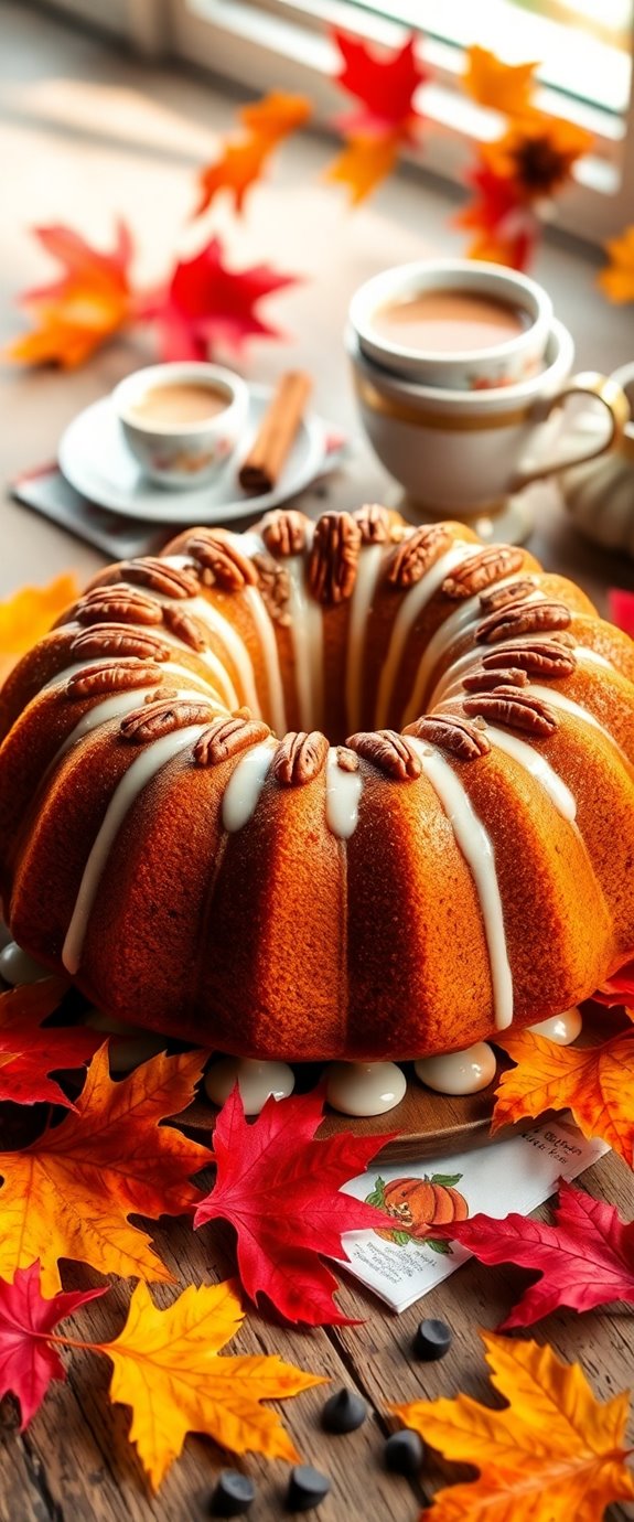 fall inspired bundt cake recipe