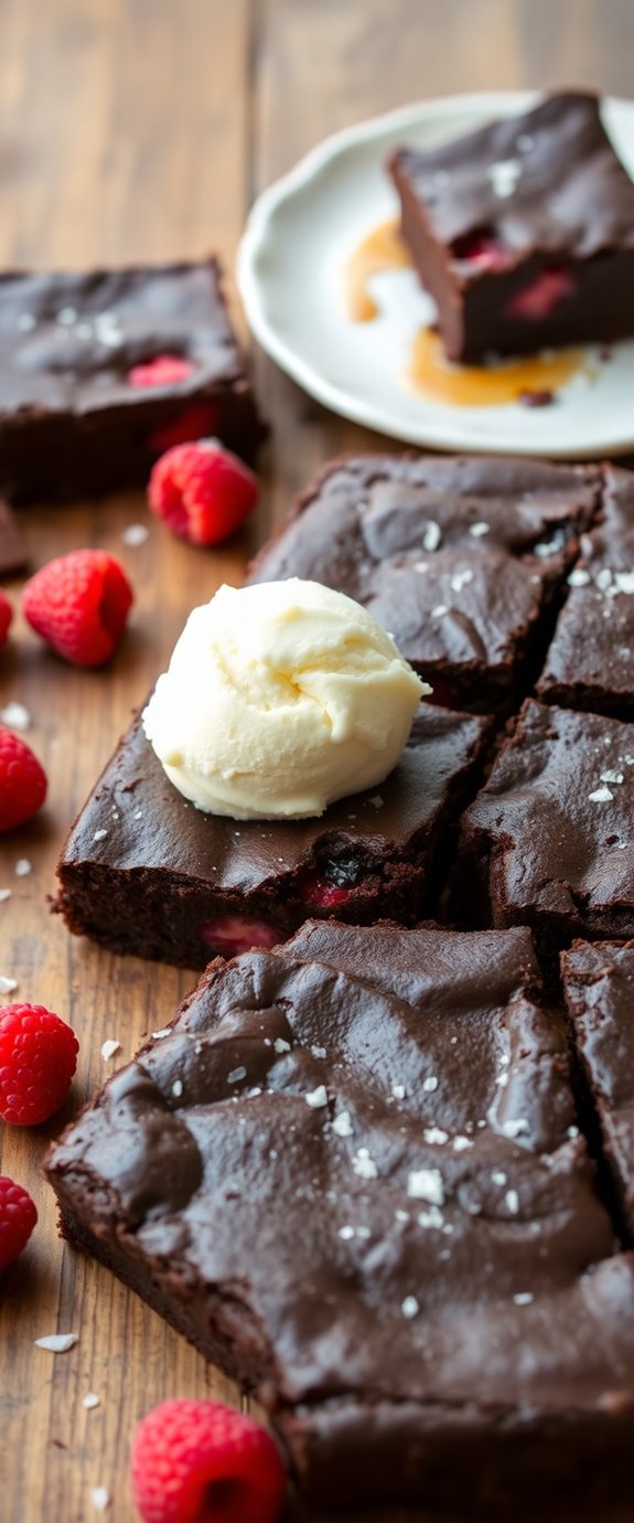 fudge raspberry brownies recipe