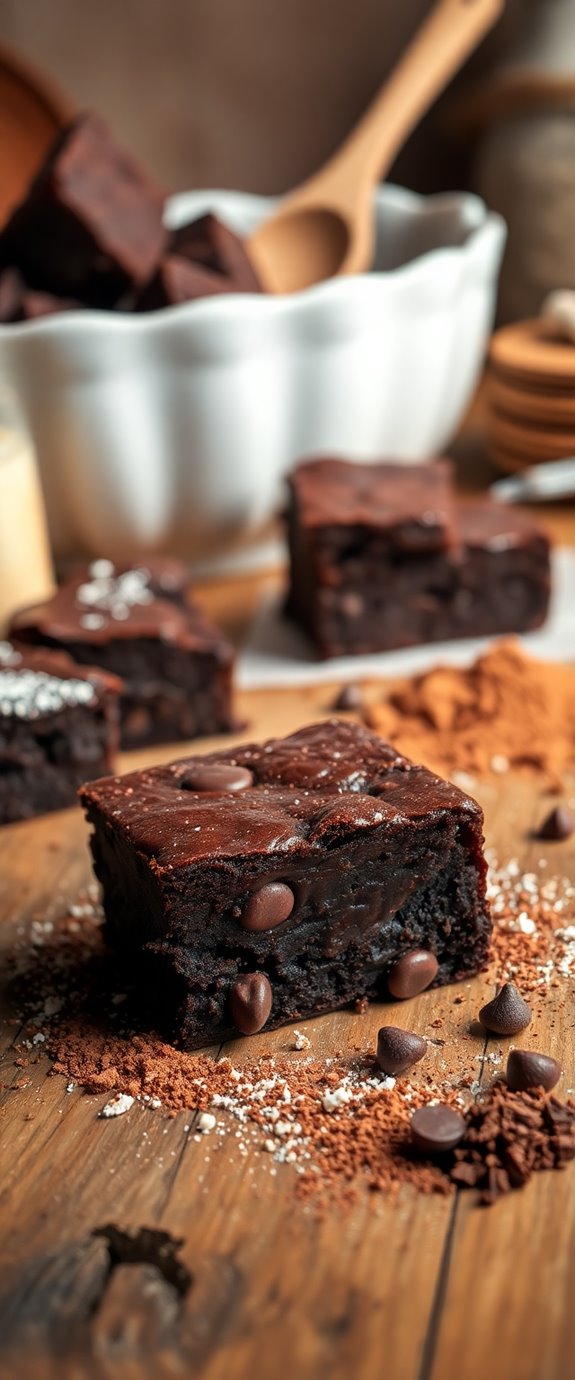 fudgy brownies baking recipe