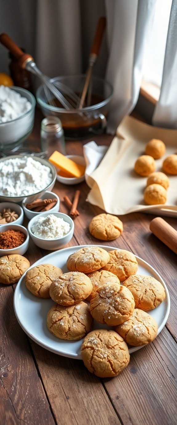 ginger snaps cookie preparation